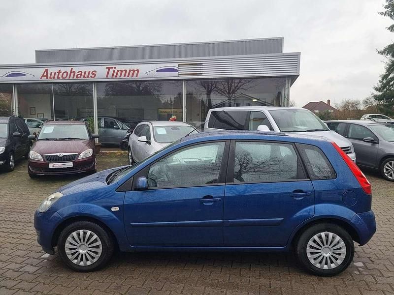Gebraucht Ford Fiesta Style 80 PS (58 kW) 2008 Blau Kleinwagen