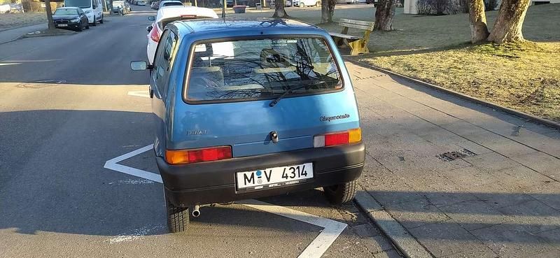 Gebraucht Fiat Cinquecento 39 PS (28 kW) 1993 Blau Kleinwagen