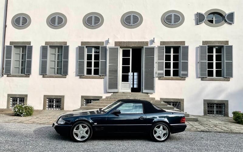 Schwarz Gebraucht 1998 Mercedes SL320 AMG Cabrio | 26.450 € (Guter Preis) - Bild 1/4