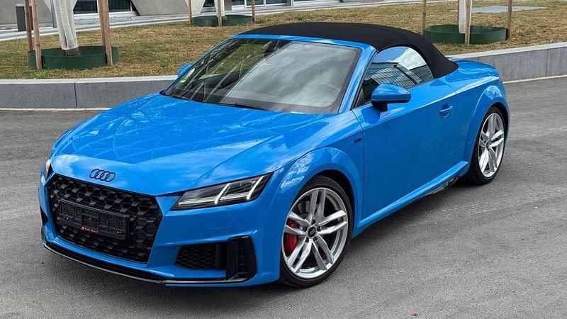 Blau Gebraucht 2020 Audi TT Roadster S-Line Cabrio | 30.500 € (Fairer Preis) - Bild 1/4