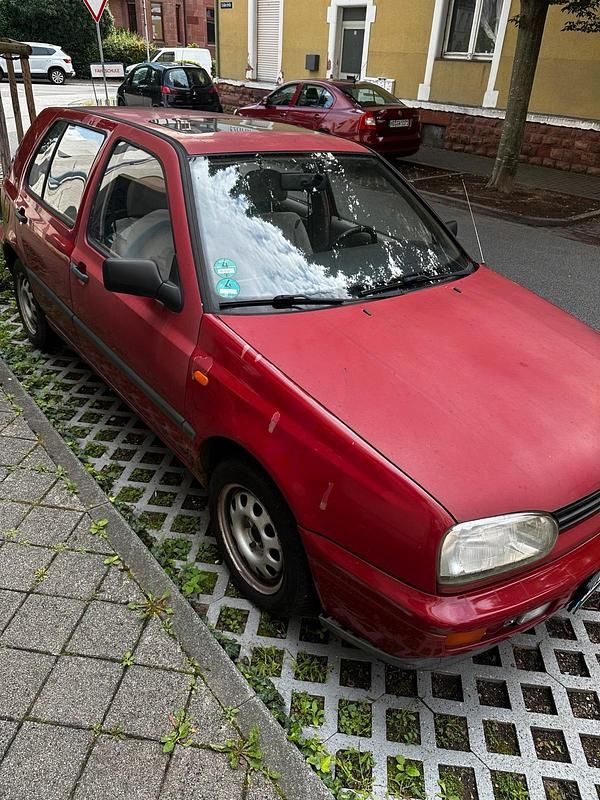 Rot Gebraucht 1996 VW Golf III Limousine | 600 € (Superpreis) - Bild 1/4