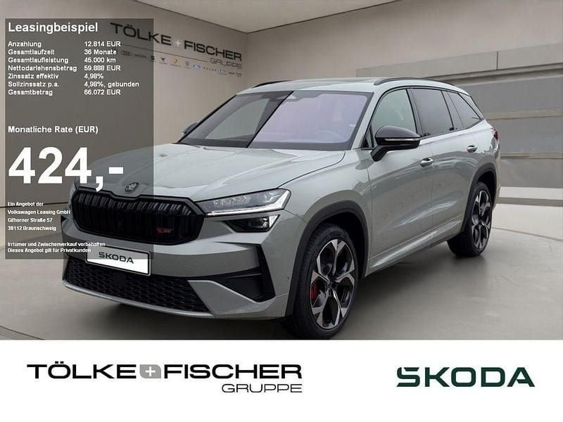 Grau Neu 2025 Skoda Kodiaq RS SUV | 59.888 € (Etwas zu teuer) - Bild 1/4