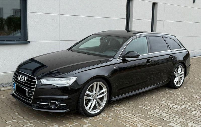Schwarz Gebraucht 2016 Audi A6 S-line plus Kombi | 22.850 € (Guter Preis) - Bild 1/4