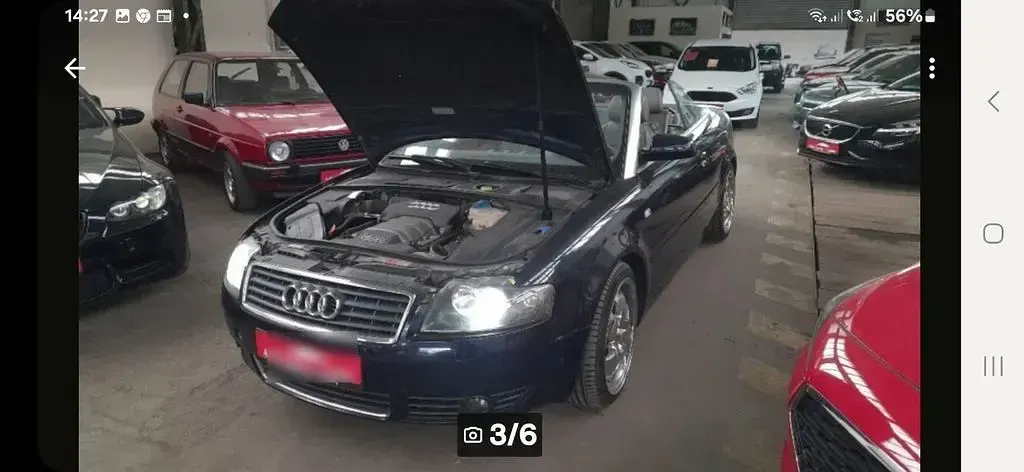 Gebraucht Audi A4 Cabriolet 220 PS (161 kW) 2003 Schwarz Cabrio
