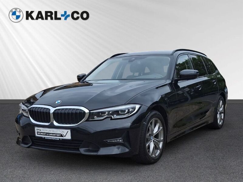 Schwarz Gebraucht 2022 BMW 318 Sport Line Kombi | 20.990 € (Fairer Preis) - Bild 1/4