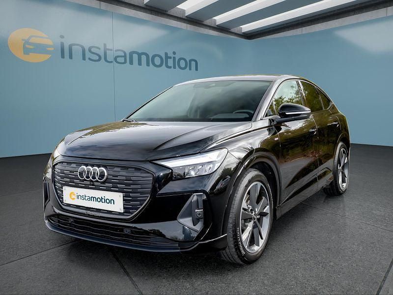 Schwarz Gebraucht 2022 Audi Q4 Sportback e-tron SUV | 32.749 € (Teuer) - Bild 1/4