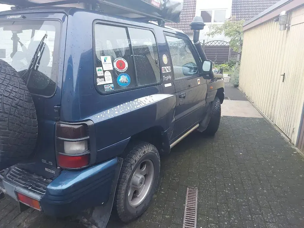 Gebraucht Mitsubishi Pajero 125 PS (91 kW) 1999 Blau SUV