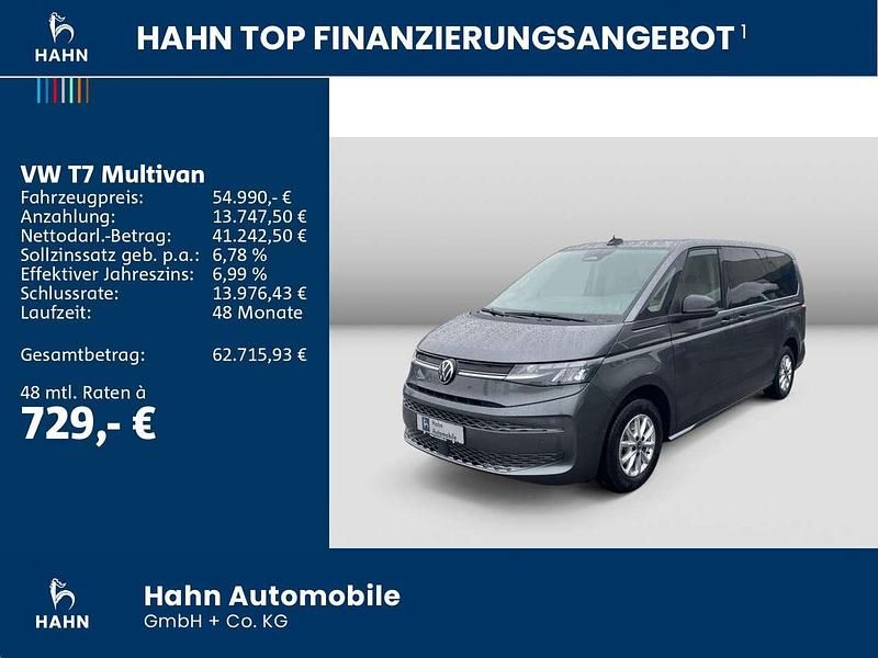 Neu VW Multivan Life 150 PS (110 kW) 2025 Indiumgrau metallic Van