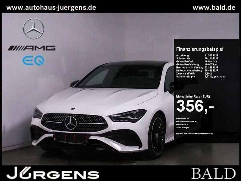 Weiss polarweiss Gebraucht 2024 Mercedes CLA200 AMG Coupé | 37.840 € (Fairer Preis) - Bild 1/4