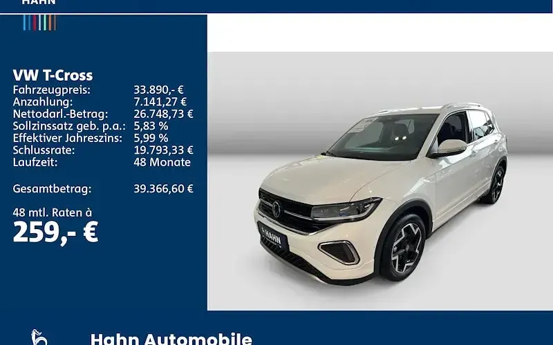 Gebraucht VW T-Cross Comfortline 116 PS (85 kW) 2026 Pure white SUV