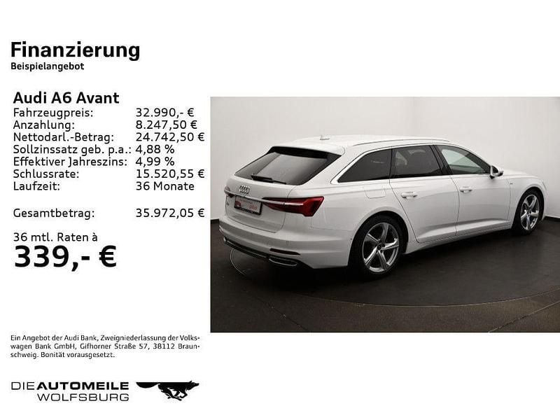 Second-hand Audi A6 Ambiente 204 CP (150 kW) 2021 Alb Break