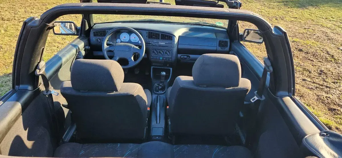 Gebraucht VW Golf Cabriolet 90 PS (66 kW) 1995 Grün Cabrio
