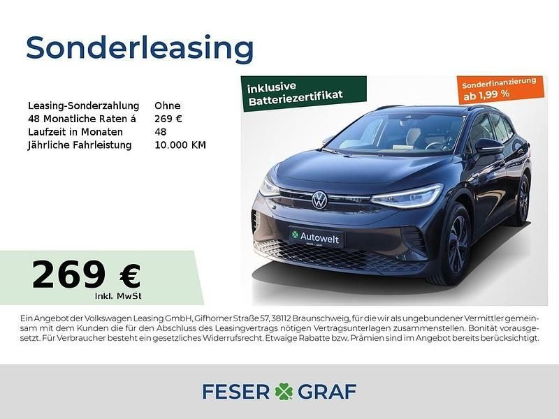 Gebraucht VW ID.4 Pure 125 kW (170 PS) 2022 Grau SUV