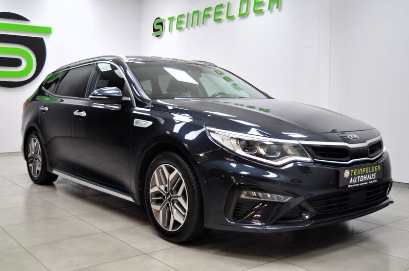 (b4u) gravity blue met. Gebraucht 2020 Kia Optima Hybrid Spirit Limousine | 14.990 € (Guter Preis) - Bild 1/4