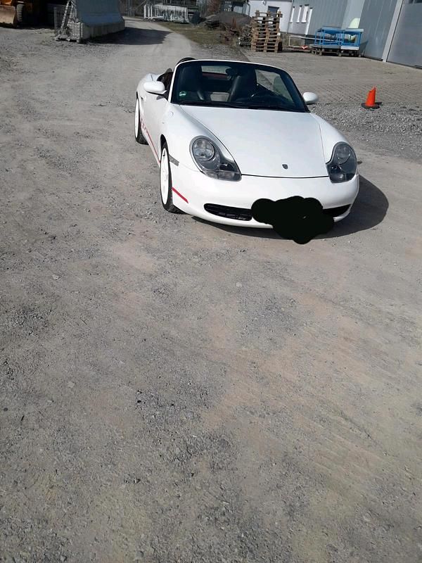 Gebraucht Porsche 986 Boxster 220 PS (161 kW) 2001 Weiß Cabrio