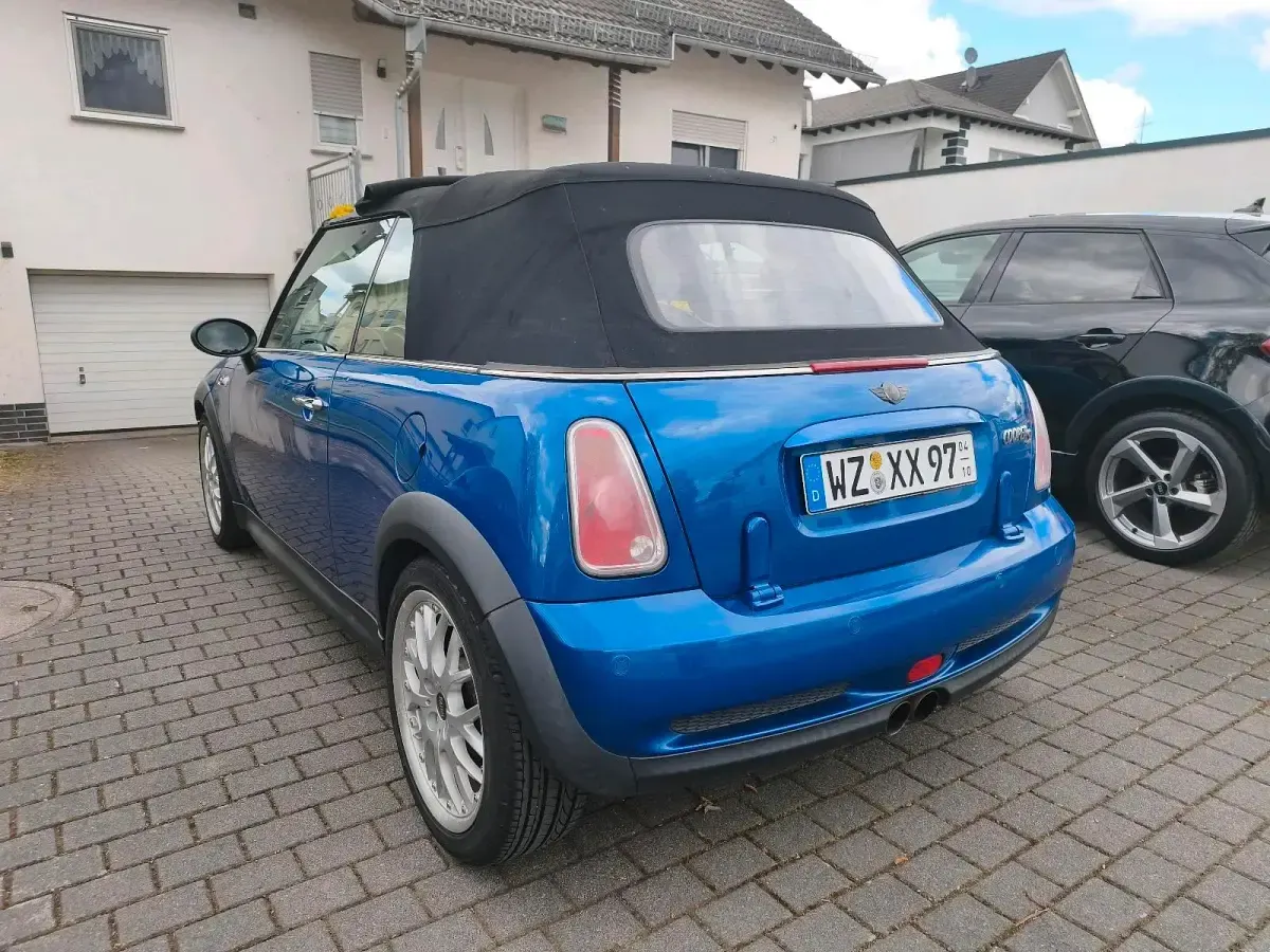 Gebraucht Mini John Cooper Works Cabriolet 211 PS (155 kW) 2004 Blau Cabrio