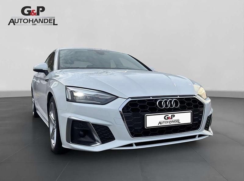 Ibisweiß Gebraucht 2020 Audi A5 S-Line Limousine | 26.999 € (Fairer Preis) - Bild 1/4