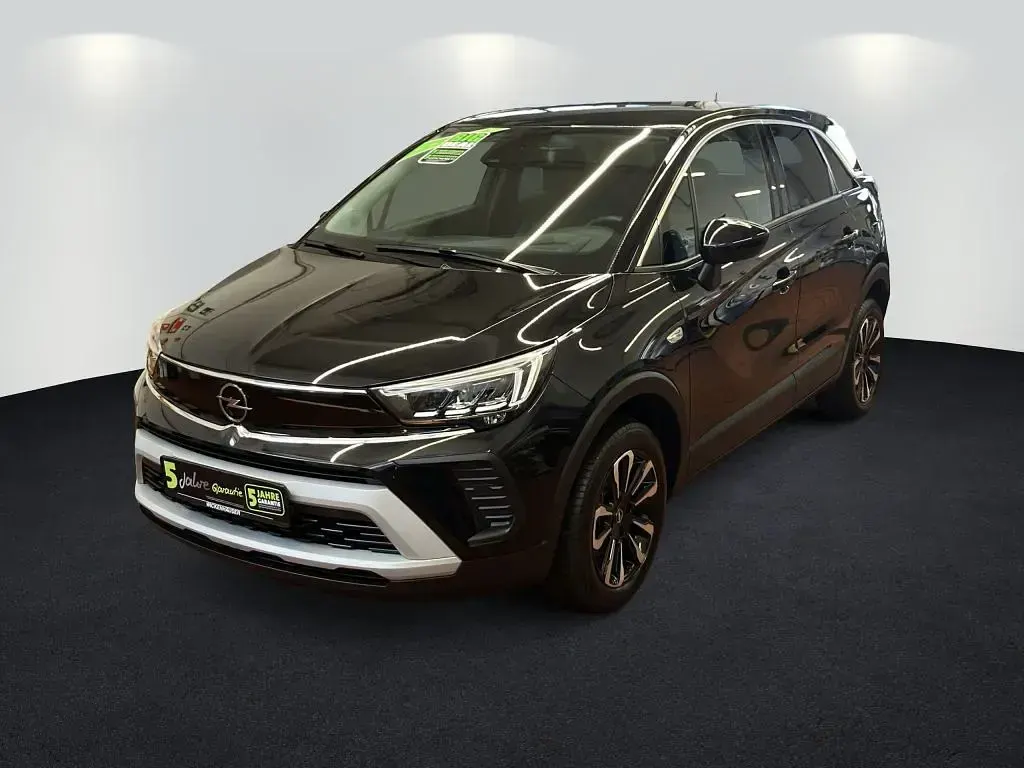 Gebraucht Opel Crossland Elegance 110 PS (80 kW) 2023 Schwarz perla nera (metallic) SUV