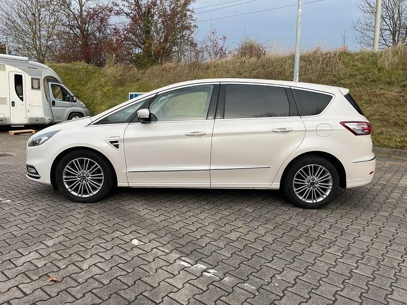 Gebraucht Ford S-MAX Vignale 150 PS (110 kW) 2018 Weiß Van / Kleinbus