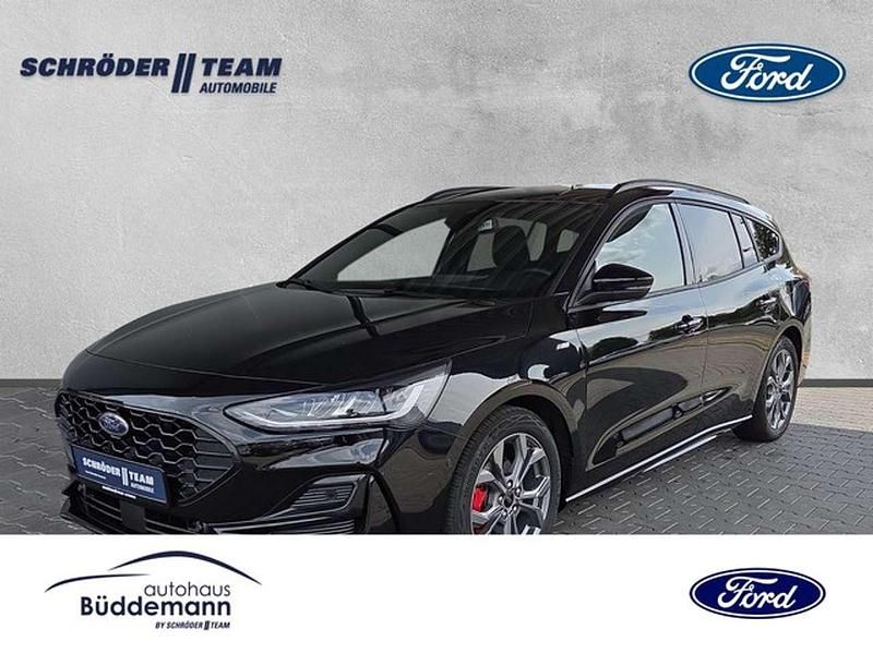 Obsidianschwarz metallic Neu 2024 Ford Focus ST-Line X Kombi | 27.890 € (Fairer Preis) - Bild 1/4