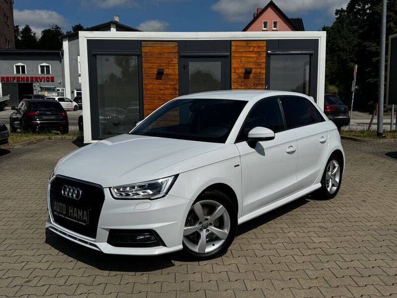 Weiß Gebraucht 2015 Audi A1 Sportback S-Line Kleinwagen | 14.990 € (Fairer Preis) - Bild 1/4