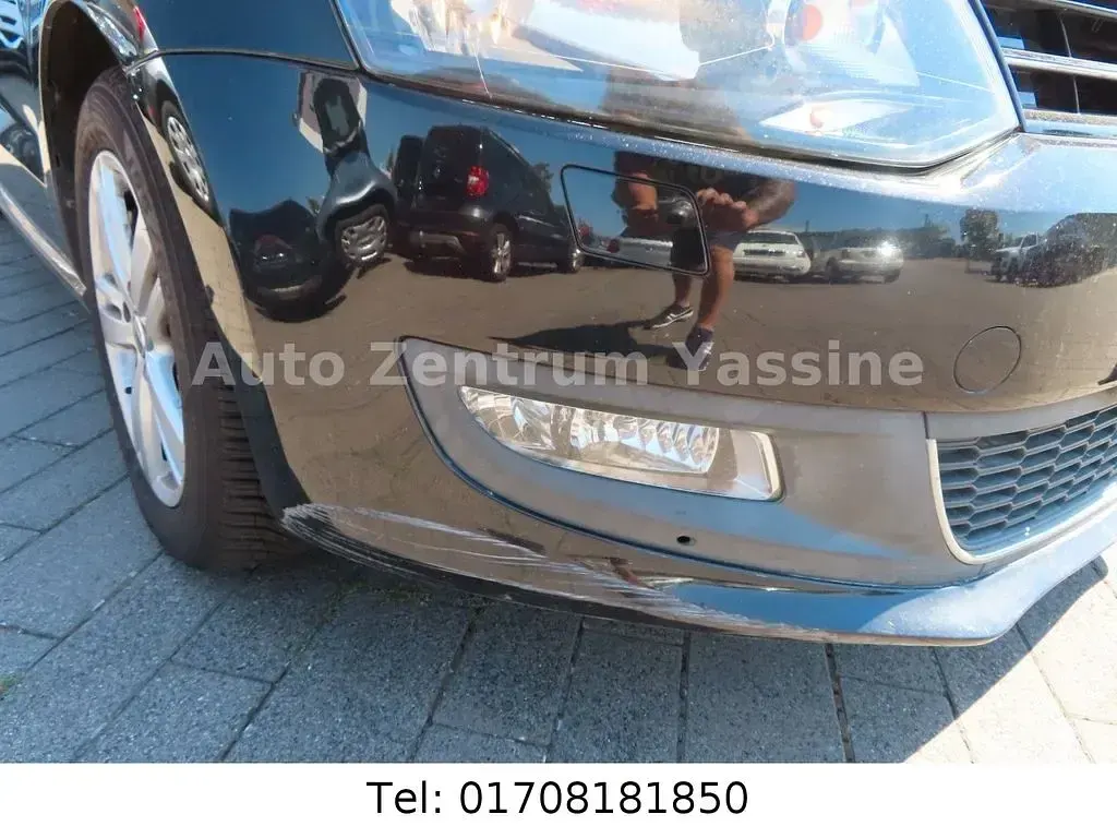 Gebraucht VW Polo Match 90 PS (66 kW) 2013 Schwarz Kleinwagen