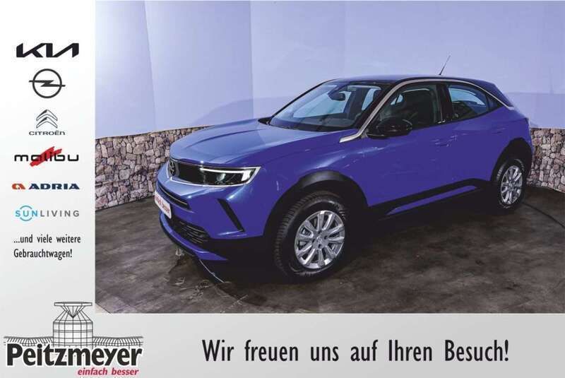 Hell blau metallic Gebraucht 2021 Opel Mokka Edition SUV | 25.990 € - Bild 1/4