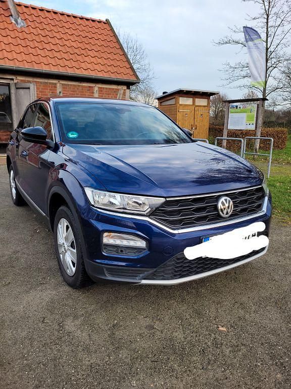 Blau Gebraucht 2020 VW T-Roc United SUV | 18.333 € (Superpreis) - Bild 1/4