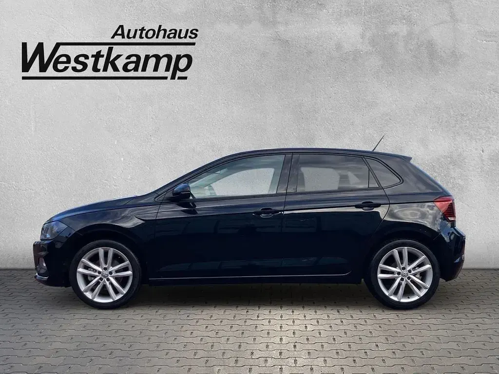 Second-hand VW Polo Highline 116 CP (85 kW) 2019 Negru Hatchback