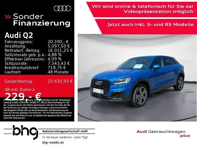 Gebraucht Audi Q2 Sport 150 PS (110 kW) 2020 Blau SUV