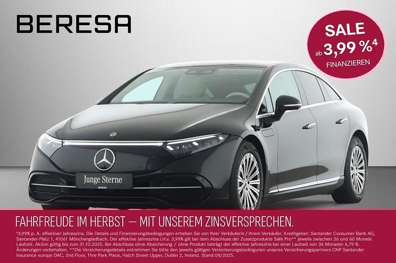 Schwarz Gebraucht 2022 Mercedes EQS450+ Limousine | 50.780 € (Fairer Preis) - Bild 1/4