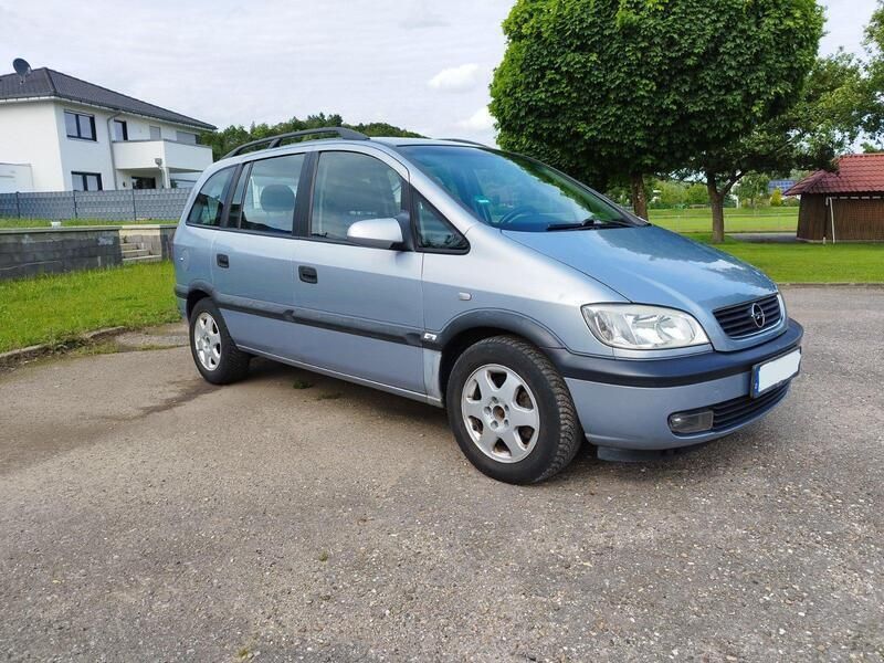 Grau Gebraucht 2000 Opel Zafira Van / Kleinbus | 750 € (Guter Preis) - Bild 1/4