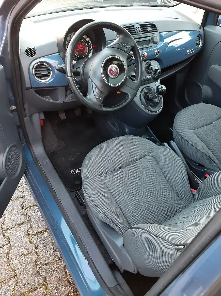 Gebraucht Fiat 500 94 PS (69 kW) 2013 Blau Limousine