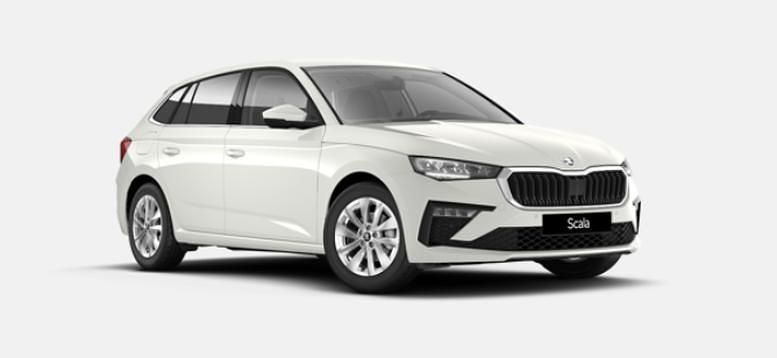 Moonweiß metallic Neu 2025 Skoda Scala Selection Kleinwagen | 25.279 € (Fairer Preis) - Bild 1/3