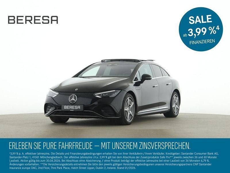 Schwarz Gebraucht 2022 Mercedes EQE350 AMG Limousine | 40.980 € (Fairer Preis) - Bild 1/4