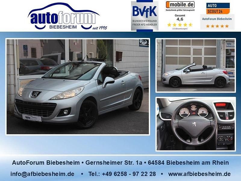 Grau Gebraucht 2011 Peugeot 207 CC Premium Cabrio | 3.999 € (Fairer Preis) - Bild 1/4