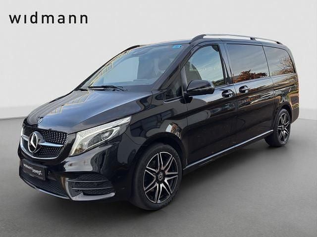 Obsidianschwarz metallic Gebraucht 2021 Mercedes V300 Avantgarde Edition Van / Kleinbus | 54.740 € (Superpreis) - Bild 1/4