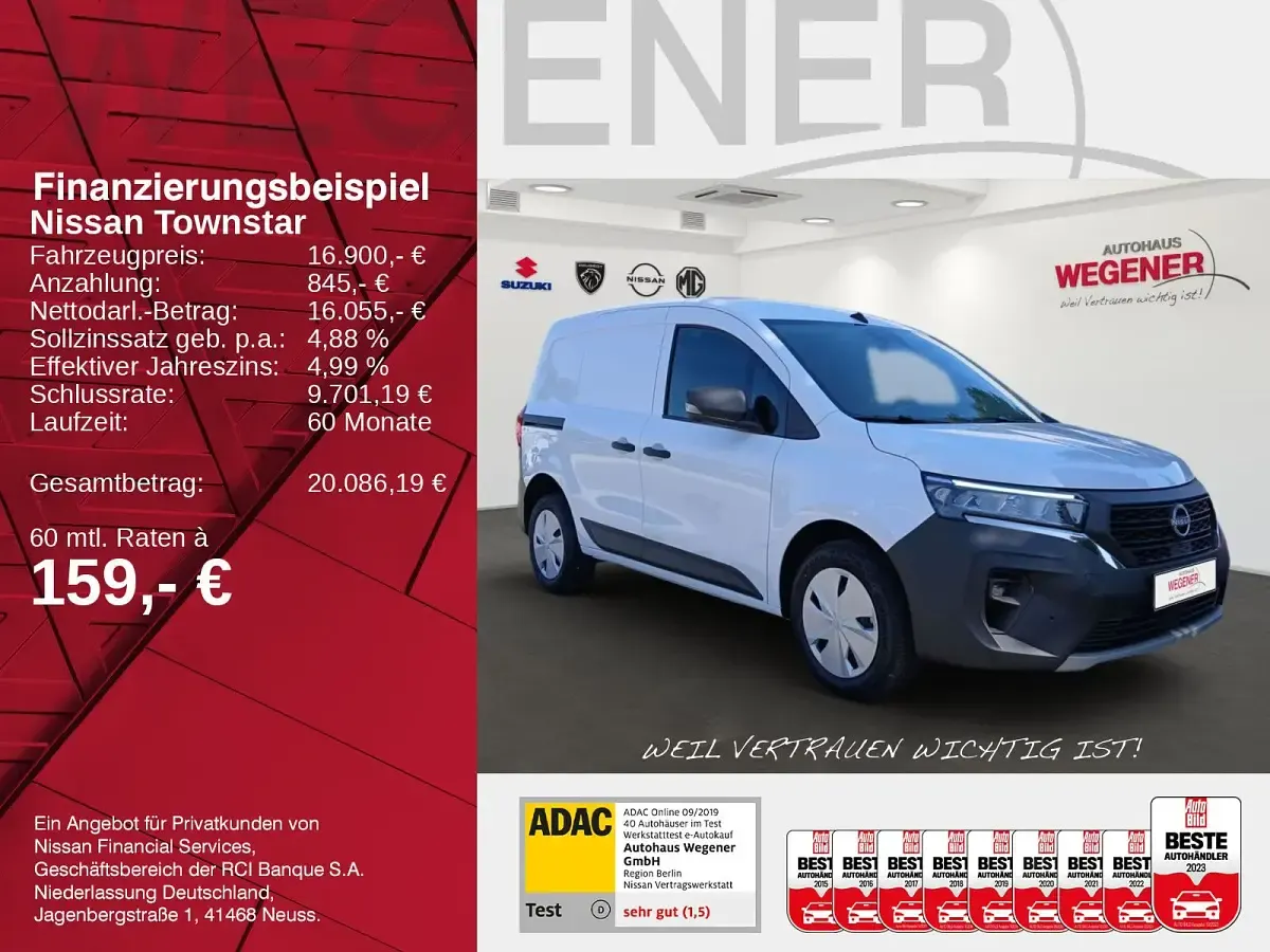 Gebraucht Nissan Townstar 131 PS (96 kW) 2022 Weiß Van