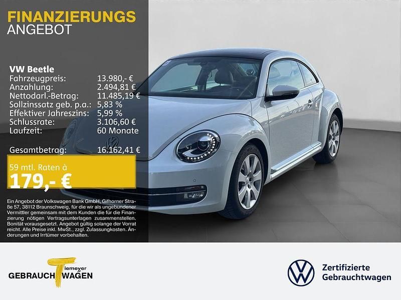 Gebraucht VW Beetle Design 160 PS (117 kW) 2013 Weiß Kleinwagen