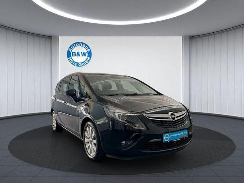 Schwarz Gebraucht 2015 Opel Zafira Tourer Edition Van / Kleinbus | 7.999 € (Fairer Preis) - Bild 1/4