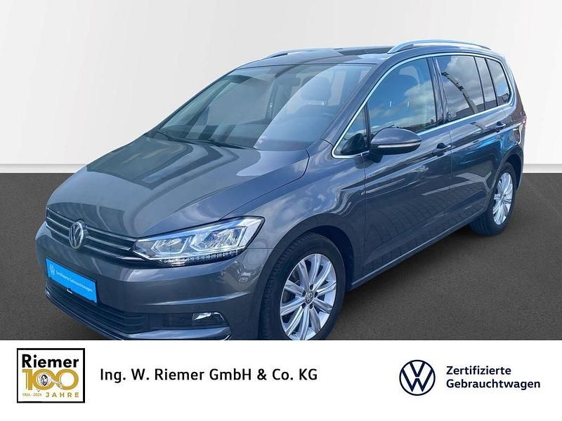 Gebraucht VW Touran Highline 150 PS (110 kW) 2017 Grau Van / Kleinbus