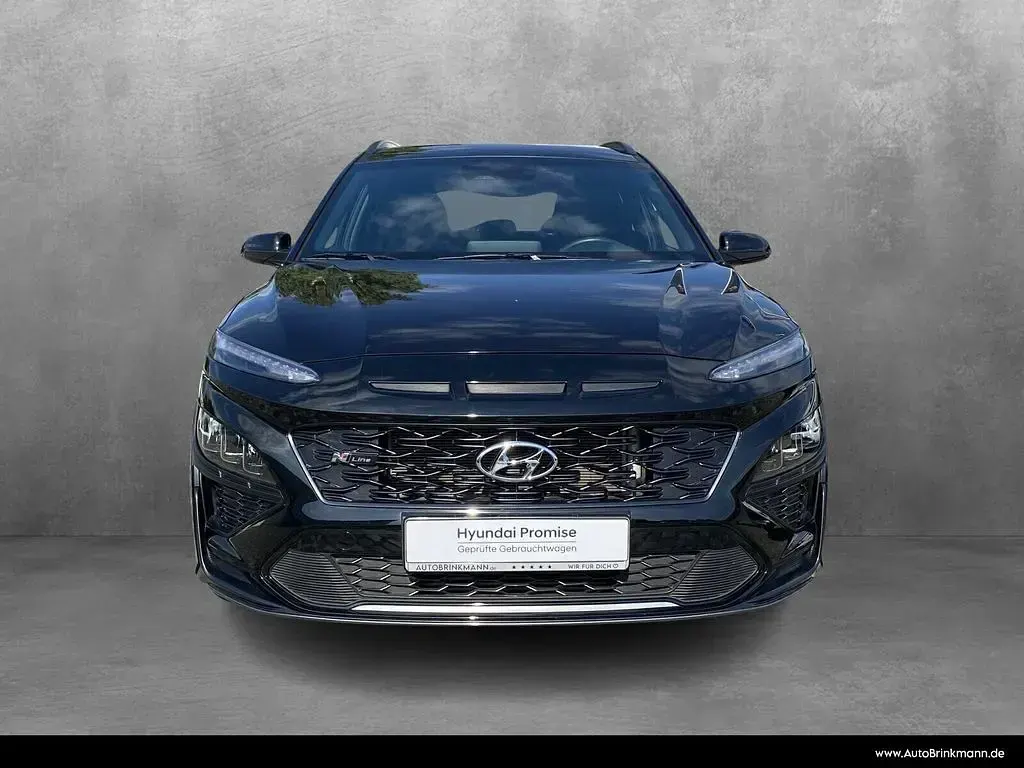 Gebraucht Hyundai Kona N Line 120 PS (88 kW) 2022 Schwarz SUV