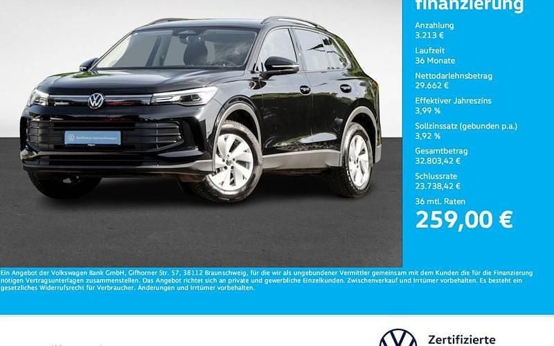 Schwarz Gebraucht 2024 VW Tiguan Basis SUV | 32.875 € (Guter Preis) - Bild 1/4