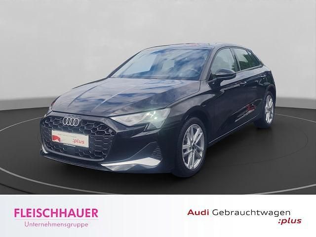 Mythosschwarz metallic Gebraucht 2025 Audi A3 Advanced Plus | 33.330 € (Fairer Preis) - Bild 1/4