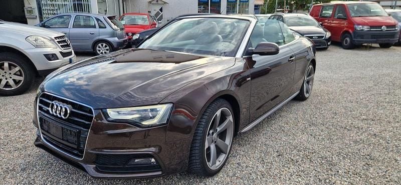 Braun Gebraucht 2015 Audi A5 Cabriolet S-Line Cabrio | 13.800 € (Guter Preis) - Bild 1/4