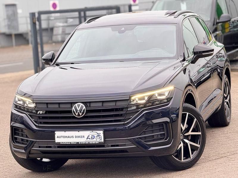 Moonlight blue perleffekt Gebraucht 2021 VW Touareg R-line SUV | 46.900 € (Fairer Preis) - Bild 1/4
