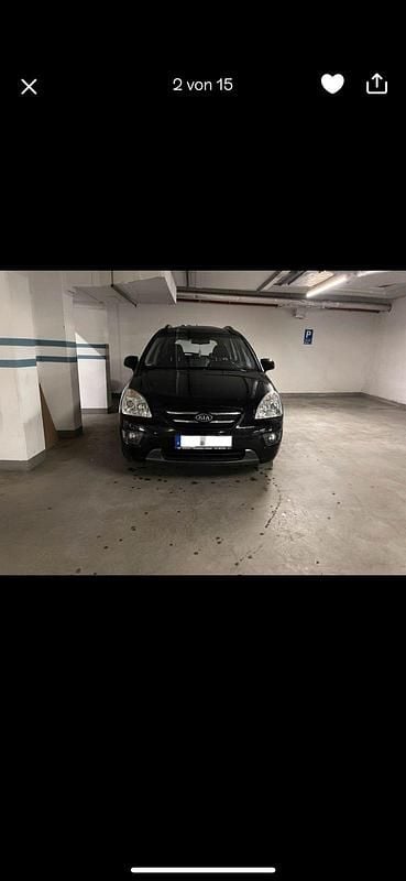 Schwarz Gebraucht 2008 Kia Carens Van / Kleinbus | 6.100 € (Teuer) - Bild 1/4