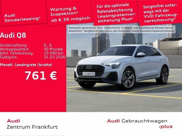 Weiß Gebraucht 2025 Audi Q8 Sport SUV | 79.088 € - Bild 1/3