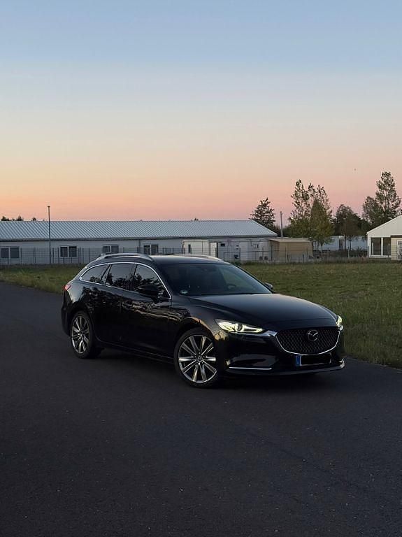 Schwarz Gebraucht 2018 Mazda 6 Sports-Line Kombi | 17.500 € (Fairer Preis) - Bild 1/4
