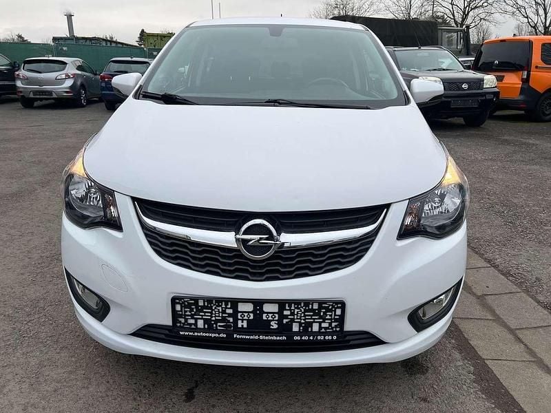 Schneeweiss/summitwhite/arctic Gebraucht 2019 Opel Karl Kleinwagen | 6.850 € (Fairer Preis) - Bild 1/4